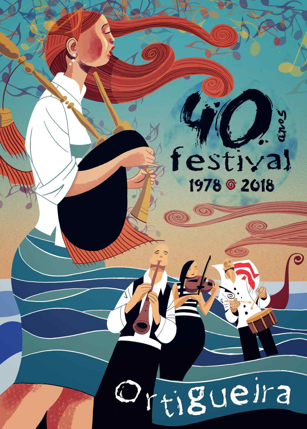 Cartel Ganador Festival Ortigueira 2018